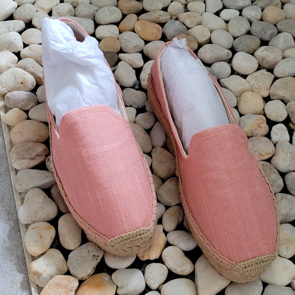 SOLUDOS espadrilles smoking slipper rose pink